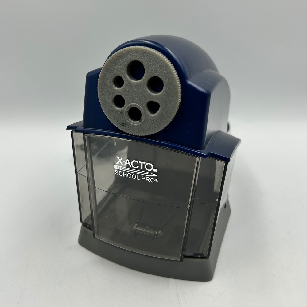 X-ACTO School Pro Electric Pencil Sharpener Blue Office School Model 167X